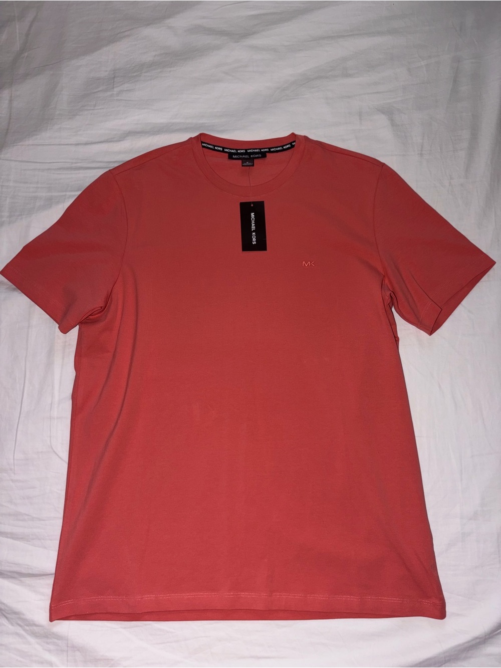 Michael Kors “Tea Rose” Crewneck Short Sleeve Tee